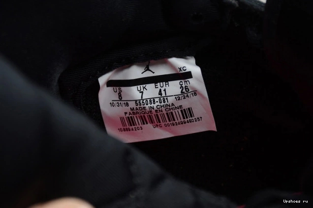 TINT 1 JORDAN CRIMSON RETRO HIGH AIR BLACK 555088-081 0319